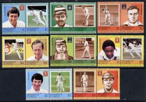 St Vincent - Grenadines 1984 Cricketers #1 (Leaders of th...