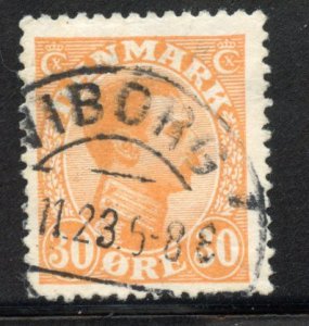 Denmark # 112, Used. CV $ 2.00
