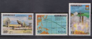 KIRIBATI - 1980 SATELLITE TRACKING - 3V - MINT NH