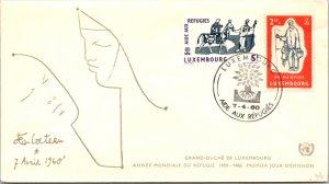 Luxembourg, Worldwide First Day Cover