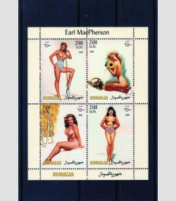 Somalia 2004 EARL MACPHERSON Fantasy Art Sheet Perforated Mint (NH)