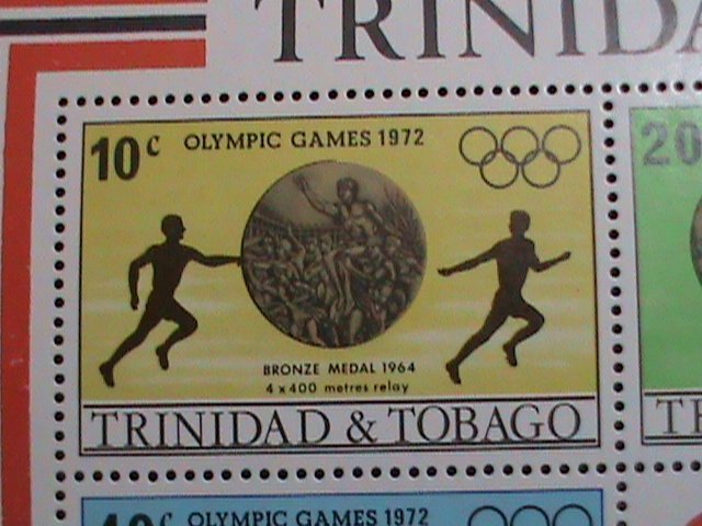 ​TRINIDAD & TOBAGO STAMP:1972 SC# 227a 20TH OLYMPIC GAMES MUNICH'72   MNH S/S