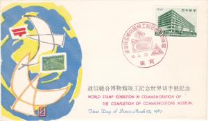 Japan # 836, Communications Museum, First Day Cover