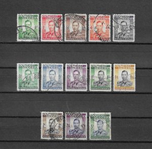 SOUTHERN RHODESIA 1937 SG 40/52 USED Cat £23