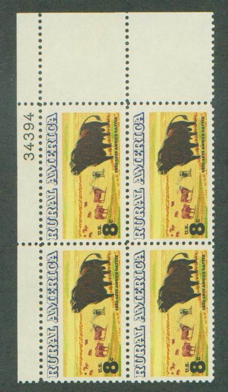 U.S. Scott 1504 VF MNH Plate Block of 4