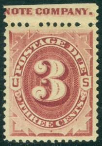 EDW1949SELL : USA 1891 Sc #J24 XF-S MNH Imprint. PSAG Cert Graded 95. SMQI $750