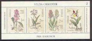 Sweden 1982 Wild Orchids perf m/sheet unmounted mint, SG ...