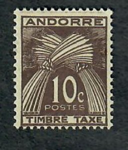 Andorra (French) J32 Mint Hinged single