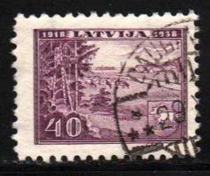 Latvia #206     used