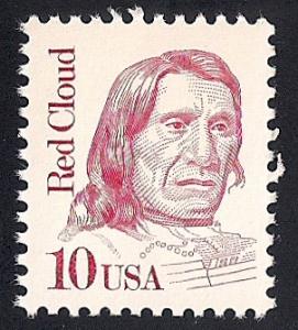 #2175A 10 cent Red Cloud mint OG NH VF