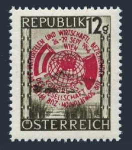 Austria 482 2 stamps, MNH. Meeting of Societies for Cultural-Economic Relations.
