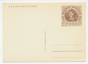 Postal stationery Poland 1972 Nicolaus Copernicus - Astronomer