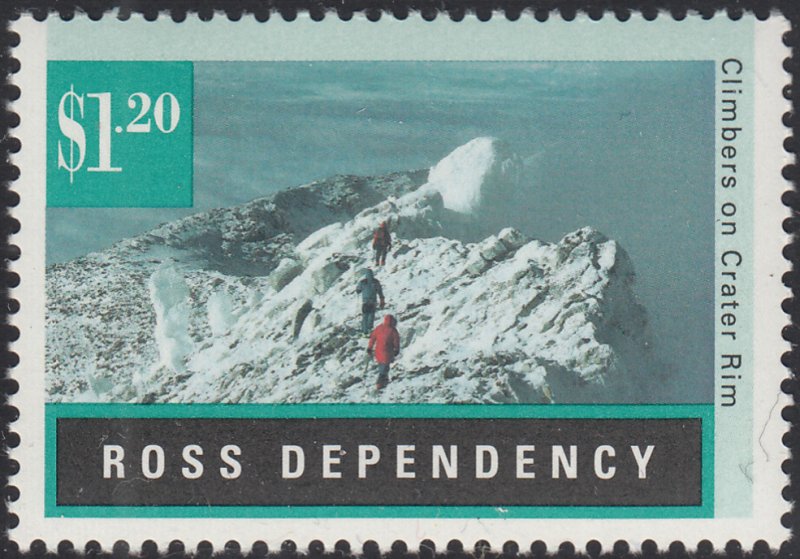 Ross Dependency 1996 MNH Sc L40 $1.20 Climbers on Crater Rim