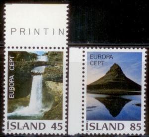 Iceland 1977 SC#498-9 MNH (L437)