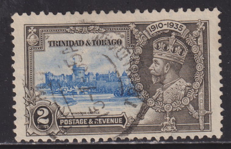 Trinidad & Tobago 43 King George V Sliver Jubilee Issue 1935
