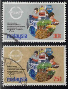 Malaysia Scott 113-114 Used stamp set