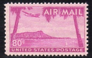 US C46 80c Hawaii Air Mail MNH