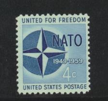 #1127 MNH Single NATO