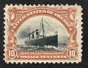 US 1901 10¢ Pan Pacifc Steamship Stamp #299 MNH CV $300