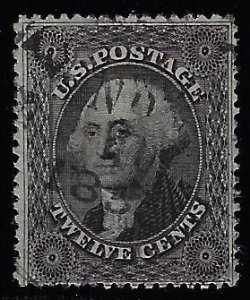 Scott #36 - $275.00 – VF-used – Dazzling rich shade. Well-centered example.