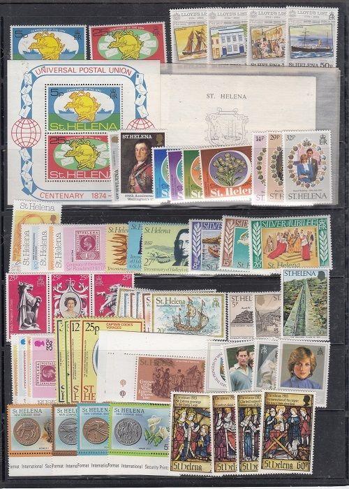 St. Helena Scott 283 // 445 Mint NH sets (Catalog Value $40.25)