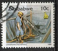 Zimbabwe; 1995: Sc. # 725: Used Single Stamp