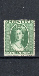 Grenada 1862 1d green Queen Victoria SG 2 MH