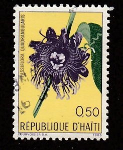 Haiti # 536 Passion Flower, Used, 1/3 Cat.