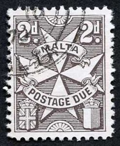 Malta 1925 (July) Post Dues selection of 7 values to 1/6d