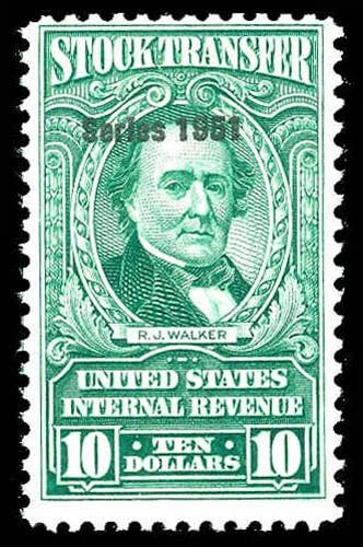 U.S. REV. DATED GREENS RD354  Mint (ID # 84885)