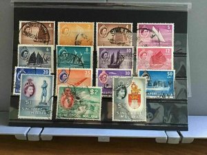 Singapore used values to 5 dollars   stamps R27132 