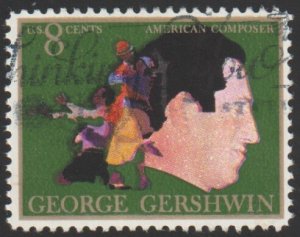 SC# 1484 - (8c) -  George Gershwin, used single