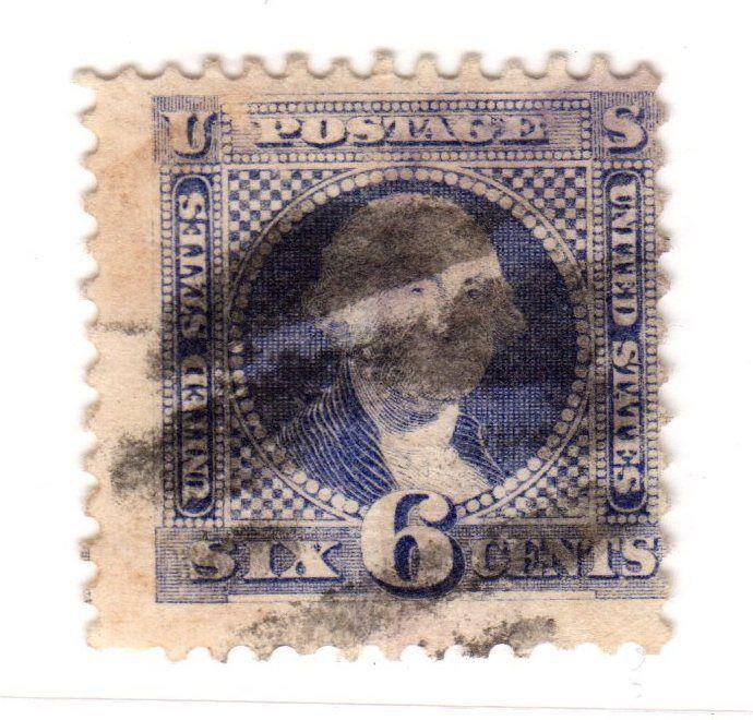 $ US Scott #115 used, average, 1 short perf