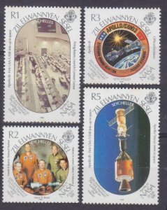 1989 Zil Elwannyen Sesel 166-169 20 years of Apollo 11 moon landing 8,50 €