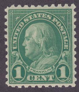 US 578 Mint OG 1923 PERF 11x10 COIL SHEET WASTE STAMP CV $75.00