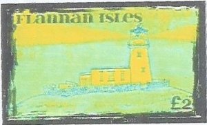 FLANNAN IS - 2014 - Lighthouse-Imp Single Stamp-Mint Never Hinged-Private Issue