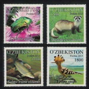 2016 Uzbekistan 1136-1139 Fauna