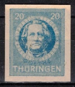 Germany - Russian Zone - Thuringia - Scott 16N7a MNH (SP)