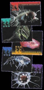 PCBstamps   US #3439-3443 Sgls $1.65(5x33c)Deep Sea Creatures, MNH, (1)