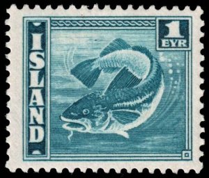 Iceland - Scott 217a - Mint-Hinged - Adhesion on Back