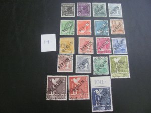 BERLIN 1948 USED  SC 9N1-9N20 SET  VF/XF $1632 (117) RARE