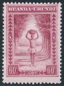 Ruanda Urundi, Sc #43, 60c MH