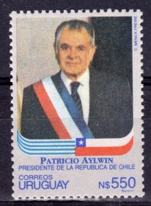 Uruguay 1992 Sc#1415  President of Chile Visit to Uruguay (1) MNH