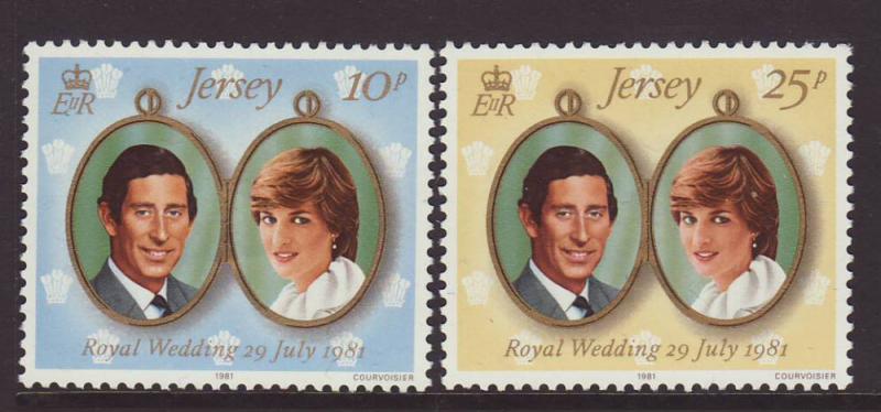 1981 Jersey Royal Wedding Set U/M