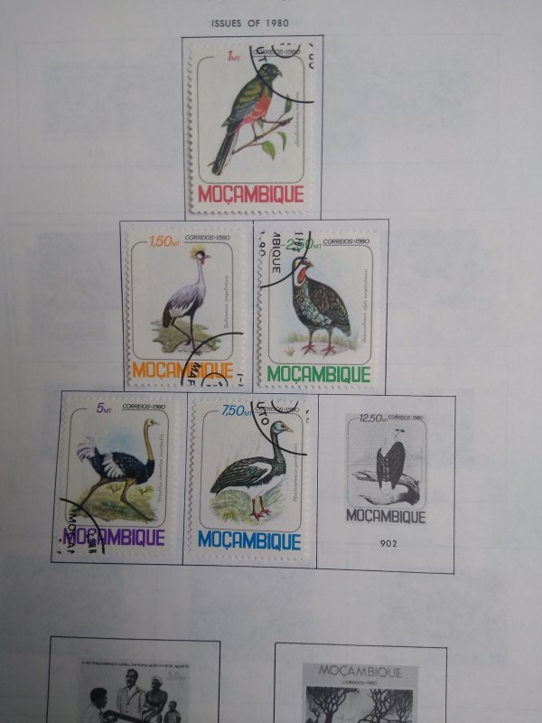 collection on pages Mozambique 1965-81 many NH sets in glassines PT: CV $131