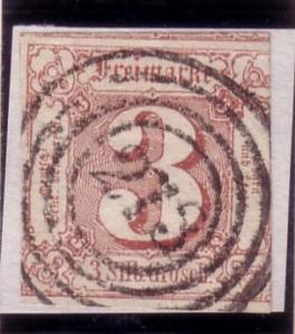 * Thurn & Taxis Sc. # 12 Used SON F/VF CV $140.00