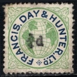 Circa 1910 Great Britain 3/4 Pence Francis Day & Hunter Music Copyright Royalty