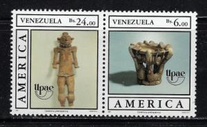 Venezuela 1434a Hinged 1989 Pair