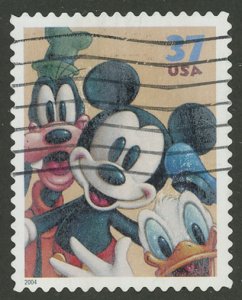 US 3865 Used : Mickey & Friends