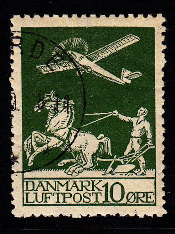 Denmark, #C1, Cancelled with gum, May be CTO, CV$45.00